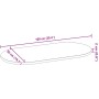 Tablero de mesa ovalado madera maciza de roble 100x50x2 cm de , Tableros para mesas - Ref: Foro24-4009062, Precio: 60,45 €, D...