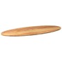 Tablero de mesa ovalado madera maciza de roble 140x60x2 cm de , Tableros para mesas - Ref: Foro24-4009048, Precio: 103,36 €, ...