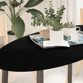 Tablero de mesa ovalado madera maciza de roble 120x60x2 cm de , Tableros para mesas - Ref: Foro24-4009055, Precio: 83,80 €, D...