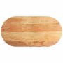 Tablero de mesa ovalado madera maciza de roble 100x50x4 cm de , Tableros para mesas - Ref: Foro24-4009074, Precio: 110,69 €, ...