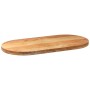 Tablero de mesa ovalado madera maciza de roble 100x50x4 cm de , Tableros para mesas - Ref: Foro24-4009074, Precio: 110,69 €, ...