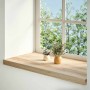 Alféizares de ventana 2 uds madera maciza roble sin tratar de , Marcos de ventanas - Ref: Foro24-4009119, Precio: 83,76 €, De...