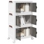 Caja de almacenaje apilable con ruedas 3 niveles 28 L de , Carretillas de carga - Ref: Foro24-4012369, Precio: 62,25 €, Descu...