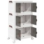 Caja de almacenaje apilable con ruedas 3 niveles 28 L de , Carretillas de carga - Ref: Foro24-4012369, Precio: 62,25 €, Descu...