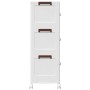 Caja de almacenaje apilable con ruedas 3 niveles 28 L de , Carretillas de carga - Ref: Foro24-4012369, Precio: 62,25 €, Descu...