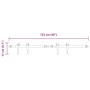 Kit de puerta corredera de armario acero carbono 122 cm de , Accesorios de bricolaje - Ref: Foro24-4009682, Precio: 29,52 €, ...