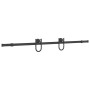 Kit de herrajes para puertas correderas acero negro 183 cm de , Artículos para puertas - Ref: Foro24-4009732, Precio: 43,21 €...