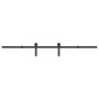 Kit de herrajes para puertas correderas acero negro 200 cm de , Artículos para puertas - Ref: Foro24-4009713, Precio: 65,95 €...