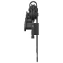 Kit de herrajes para puertas correderas acero negro 213,5 cm de , Artículos para puertas - Ref: Foro24-4009705, Precio: 90,54...