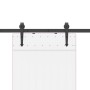 Kit de herrajes para puertas correderas acero negro 213,5 cm de , Artículos para puertas - Ref: Foro24-4009705, Precio: 90,54...