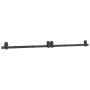 Kit de herrajes para puertas correderas acero negro 200 cm de , Artículos para puertas - Ref: Foro24-4009745, Precio: 118,43 ...