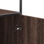 Aparador alto madera de ingeniería y metal marrón roble de , Aparadores - Ref: Foro24-849053, Precio: 106,47 €, Descuento: %