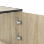 Aparador alto madera de ingeniería y metal Sonoma 68x35x106,5cm de , Aparadores - Ref: Foro24-849070, Precio: 101,93 €, Descu...