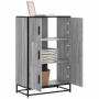 Aparador alto madera de ingeniería y metal gris Sonoma de , Aparadores - Ref: Foro24-849072, Precio: 106,12 €, Descuento: %