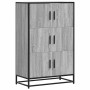 Aparador alto madera de ingeniería y metal gris Sonoma de , Aparadores - Ref: Foro24-849072, Precio: 106,12 €, Descuento: %