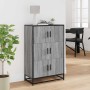 Aparador alto madera de ingeniería y metal gris Sonoma de , Aparadores - Ref: Foro24-849072, Precio: 106,12 €, Descuento: %