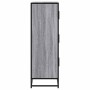Aparador alto madera de ingeniería y metal gris Sonoma de , Aparadores - Ref: Foro24-849072, Precio: 106,12 €, Descuento: %