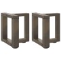 Patas de mesa centro forma T 2uds acero natural 30x25x(30-31)cm de , Patas para mesas - Ref: Foro24-4013003, Precio: 71,18 €,...
