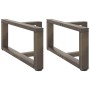 Patas de mesa centro forma T 2uds acero natural 60x25x(30-31)cm de , Patas para mesas - Ref: Foro24-4013015, Precio: 81,76 €,...