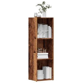 Estantería madera de ingeniería envejecida 36x30x114 cm de , Librerías y estanterías - Ref: Foro24-855774, Precio: 46,00 €, D...