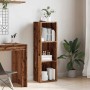Estantería madera de ingeniería envejecida 36x30x114 cm de , Librerías y estanterías - Ref: Foro24-855774, Precio: 46,00 €, D...