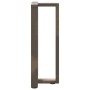 Patas mesa consola forma T 2 uds acero natural 25x28x(72-73) cm de , Patas para mesas - Ref: Foro24-4013043, Precio: 91,20 €,...