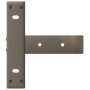 Patas mesa consola forma T 2 uds acero natural 25x28x(72-73) cm de , Patas para mesas - Ref: Foro24-4013043, Precio: 91,20 €,...