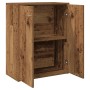 Aparador de madera contrachapada madera envejecida 60x30x75 cm de , Aparadores - Ref: Foro24-855898, Precio: 64,60 €, Descuen...