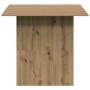 Mesa de comedor madera ingeniería roble artisan 180x90x76 cm de , Mesas de cocina y de comedor - Ref: Foro24-855845, Precio: ...