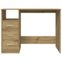 Escritorio de madera de ingeniería roble artisan 102x76x50 cm de , Escritorios - Ref: Foro24-855853, Precio: 106,95 €, Descue...