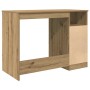 Escritorio de madera de ingeniería roble artisan 102x76x50 cm de , Escritorios - Ref: Foro24-855853, Precio: 106,95 €, Descue...