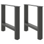 Patas de mesa de centro acero antracita 2 uds 50x(42-43) cm de , Patas para mesas - Ref: Foro24-4013282, Precio: 61,47 €, Des...
