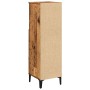 Armario de baño madera de ingeniería envejecida 30x30x100 cm de , Tocadores de baño - Ref: Foro24-857111, Precio: 51,46 €, De...