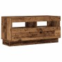 Mueble TV luces LED madera ingeniería envejecida 260x35x40 cm de , Muebles TV - Ref: Foro24-3329167, Precio: 208,75 €, Descue...