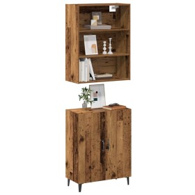 Aparador con armario de pared madera antigua madera ingeniería de , Aparadores - Ref: Foro24-3329223, Precio: 136,63 €, Descu...