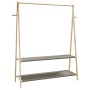 Perchero con estantes bambú 132x45,5x150,5 cm de , Organizadores de vestidores y perchas de barra - Ref: Foro24-4008914, Prec...