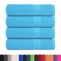 Toallas de Baño 4 uds 100% algodón turquesa 100x150 cm 360 gsm de , Toallas - Ref: Foro24-136981, Precio: 46,74 €, Descuento: %