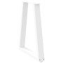 Patas para mesa de centro en forma de V 2 uds acero blanco de , Patas para mesas - Ref: Foro24-4012561, Precio: 84,49 €, Desc...