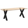 Patas para mesa de comedor en forma de X 2 uds acero negro de , Patas para mesas - Ref: Foro24-4012980, Precio: 103,14 €, Des...