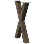 Patas para mesa comedor forma X 2uds acero natural 60x(72-73)cm de , Patas para mesas - Ref: Foro24-4012975, Precio: 107,39 €...
