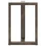 Patas mesa comedor forma T 2uds acero natural 60x35x(72-73)cm de , Patas para mesas - Ref: Foro24-4013055, Precio: 136,90 €, ...