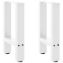 Patas de mesa de centro acero blanco 2 uds 38x(42-43) cm de , Patas para mesas - Ref: Foro24-4013277, Precio: 58,61 €, Descue...