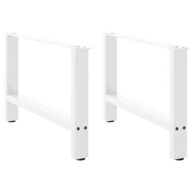 Patas de mesa de centro acero blanco 2 uds 70x(42-43) cm de , Patas para mesas - Ref: Foro24-4013289, Precio: 70,13 €, Descue...