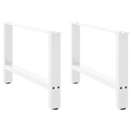 Patas de mesa de centro acero blanco 2 uds 70x(42-43) cm de , Patas para mesas - Ref: Foro24-4013289, Precio: 70,13 €, Descue...