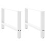 Patas de mesa de centro acero blanco 2 uds 70x(42-43) cm de , Patas para mesas - Ref: Foro24-4013289, Precio: 70,13 €, Descue...