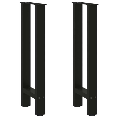Patas de mesa de centro acero negro 2 uds 38x(72-73) cm de , Patas para mesas - Ref: Foro24-4013296, Precio: 81,81 €, Descuen...