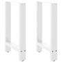 Patas de mesa de centro acero blanco 2 uds 60x(72-73) cm de , Patas para mesas - Ref: Foro24-4013305, Precio: 96,75 €, Descue...