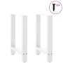 Patas de mesa de centro acero blanco 2 uds 60x(72-73) cm de , Patas para mesas - Ref: Foro24-4013305, Precio: 96,75 €, Descue...