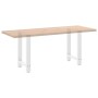 Patas de mesa de centro acero blanco 2 uds 60x(72-73) cm de , Patas para mesas - Ref: Foro24-4013305, Precio: 96,75 €, Descue...