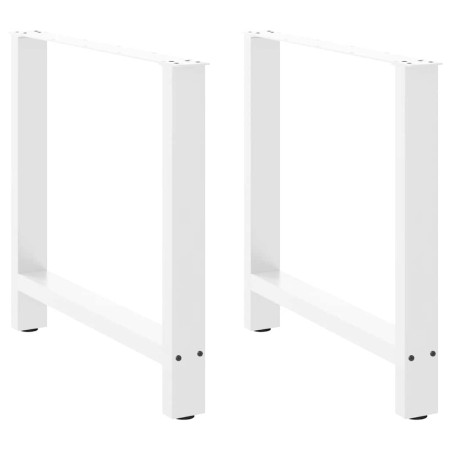 Patas de mesa de centro acero blanco 2 uds 80x(72-73) cm de , Patas para mesas - Ref: Foro24-4013313, Precio: 98,99 €, Descue...